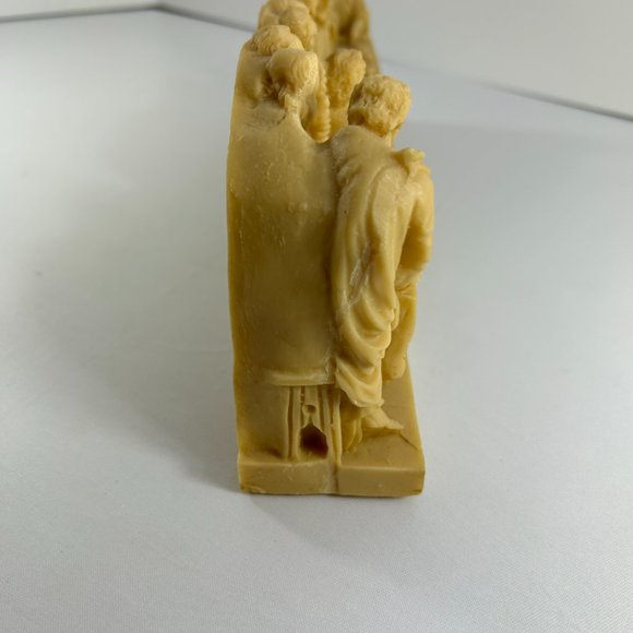 The Last Supper Resin 3D Statue Religious Apostles Jesus Mexico Beige Christian - Picture 3 of 11
